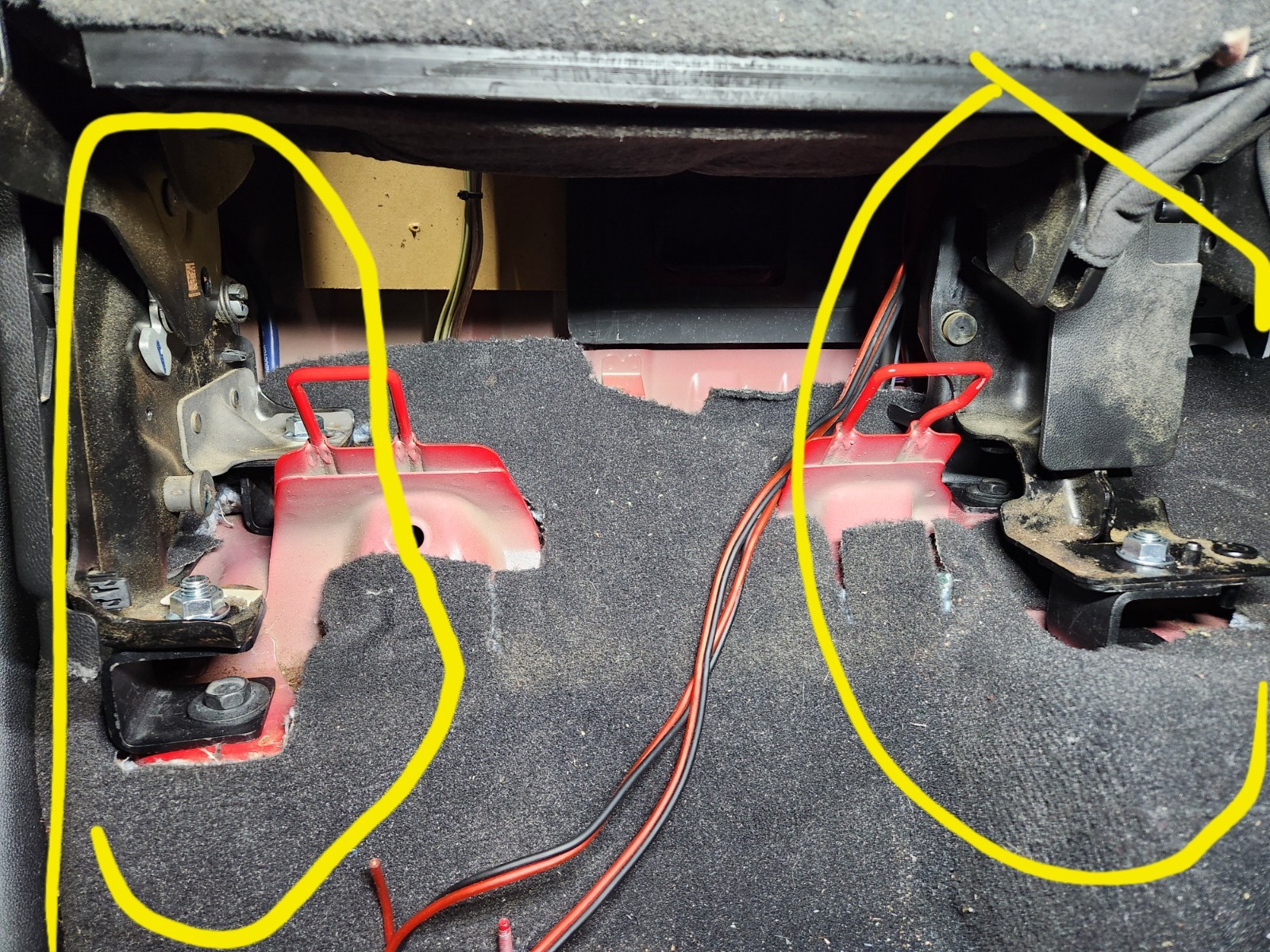 2019-2025 Chevy Silverado GMC Sierra w Cargo Bins Rear Seat Lift Kit 2" inch