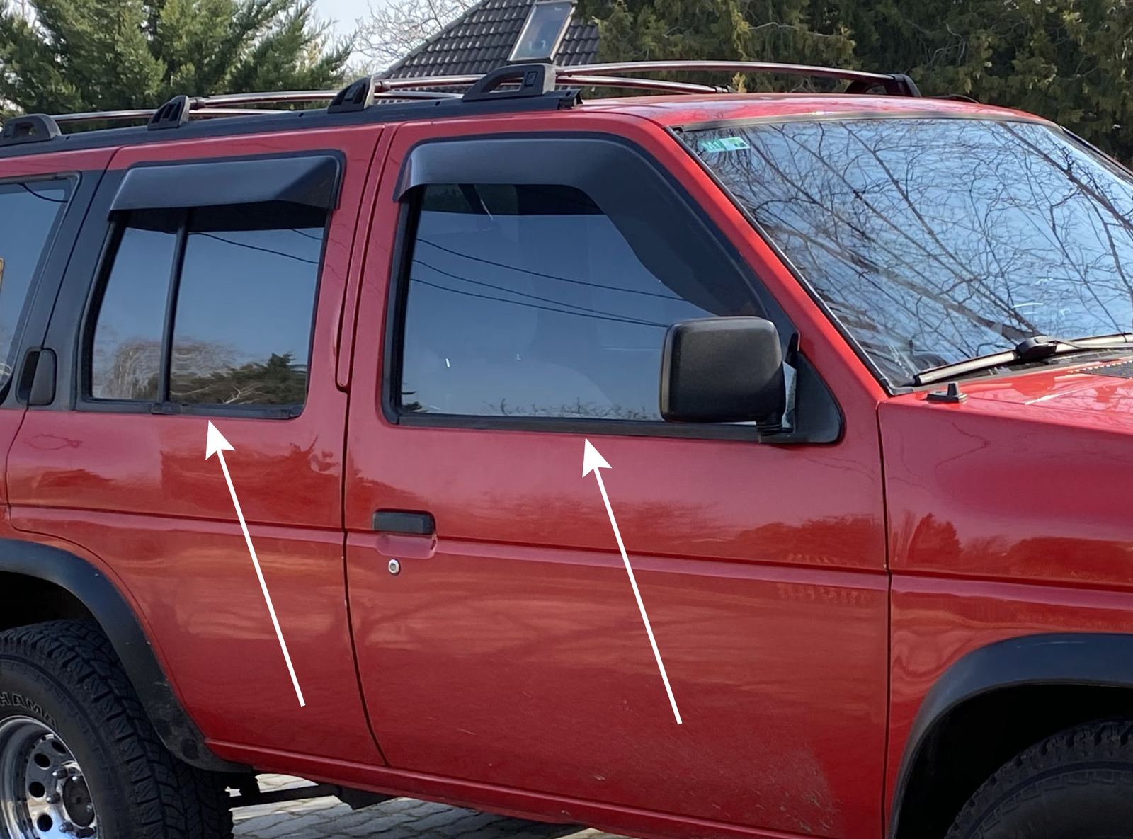 Outer Door Weather Window Rubber Seal Belt For Nissan Pickup D21 Hardbody 86-94