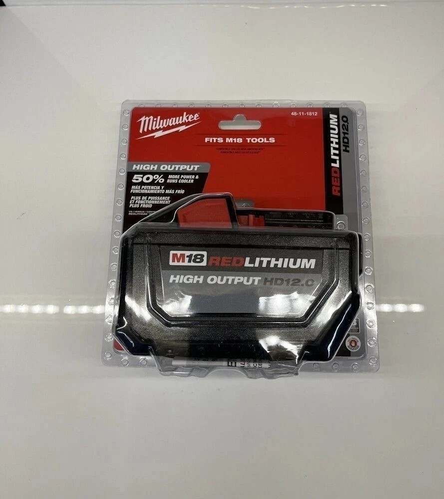 Milwaukee 48-11-1812 M18 RedLithium High Output HD 12.0 Battery New In Pack USA