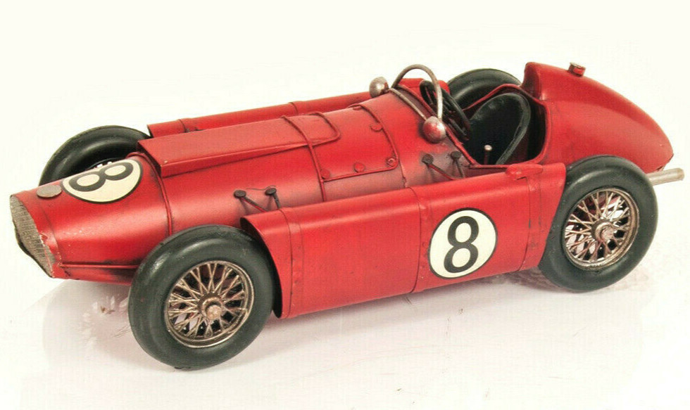 1954 Ferrari Lancia D50 Metal Model 13" Grand Prix Formula One Racing Car New