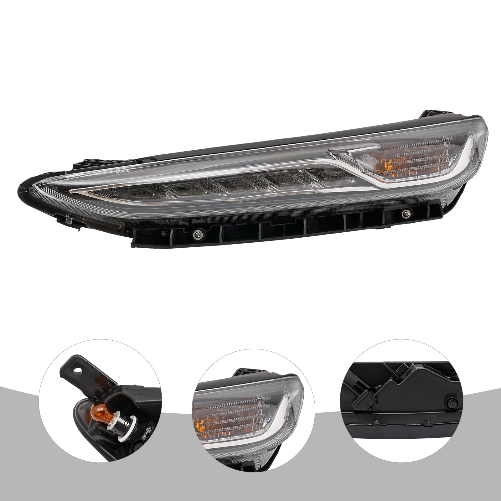 For Hyundai Kona Daytime Running Light - LED DRL Headlight Left Side