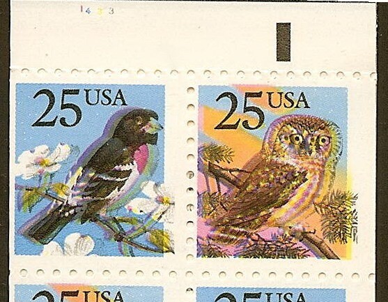 2285b Huge Multiple Color Shift Error / EFO Complete Booklet "Birds & Owls" MNH