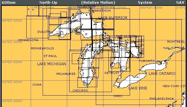 Navionics CF/1G900XL3 West Great Lakes CF Compact Flash Chart Card