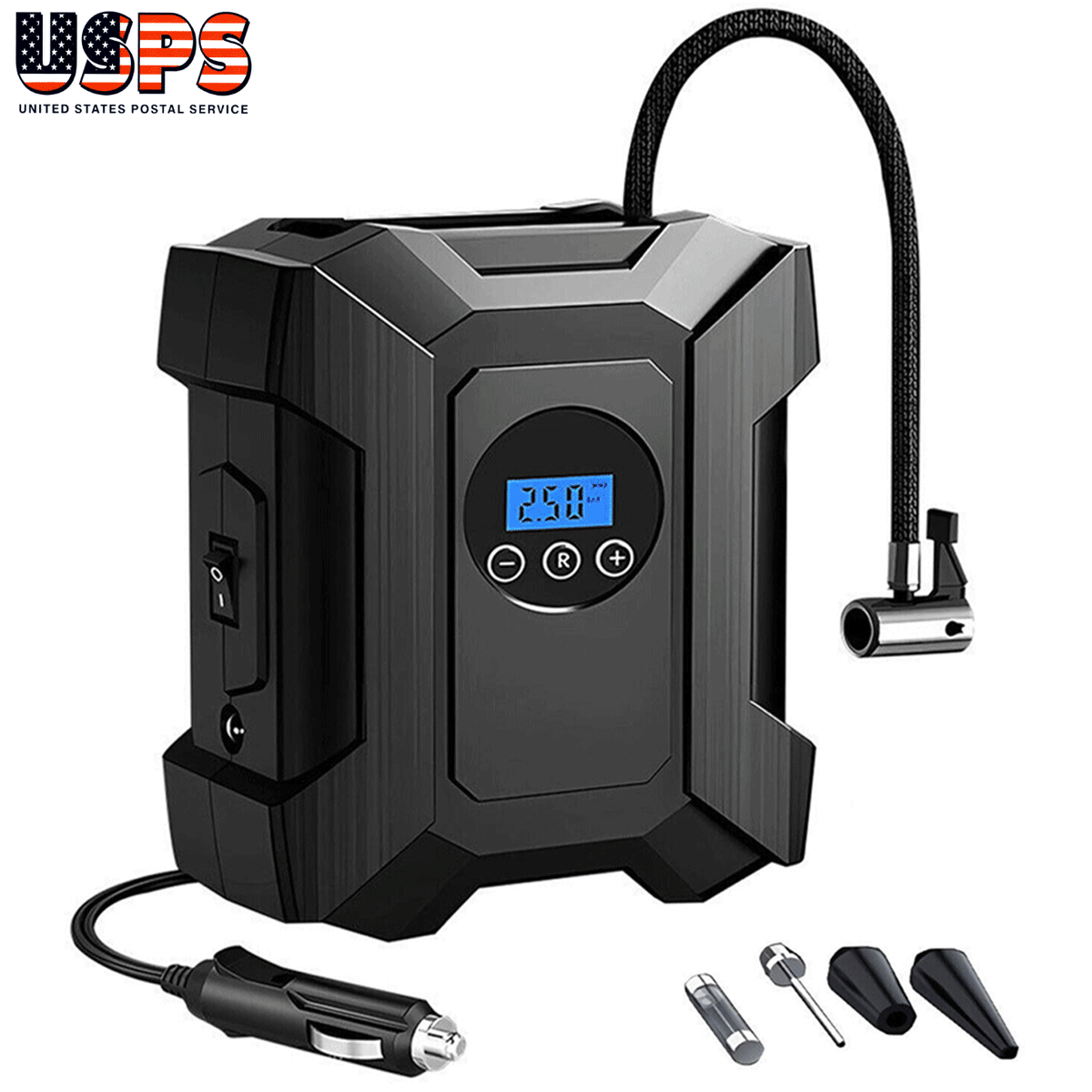 Car Air Tire Pump Inflator Portable Compressor Digital Electric Auto 150PSI 12V