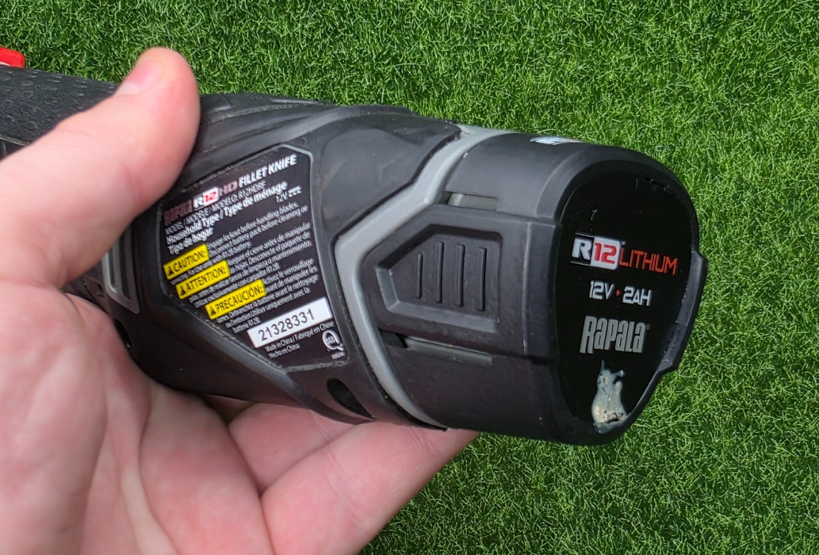 Rapala #R12HDRF R12 Heavy Duty Lithium Cordless Fillet Knife Set 6" & 7.5"
