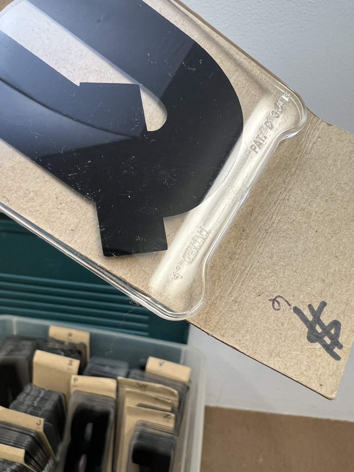 Gemini Changeable Sign Letters & Numbers Kit 400+ 4" lot set Clear Acrylic Black