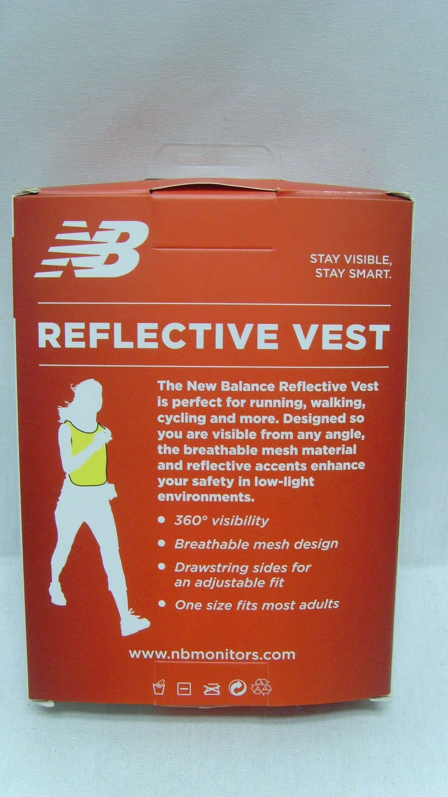 New Balance Reflective Vest For Working Walking Jogging High Visibility Clothing