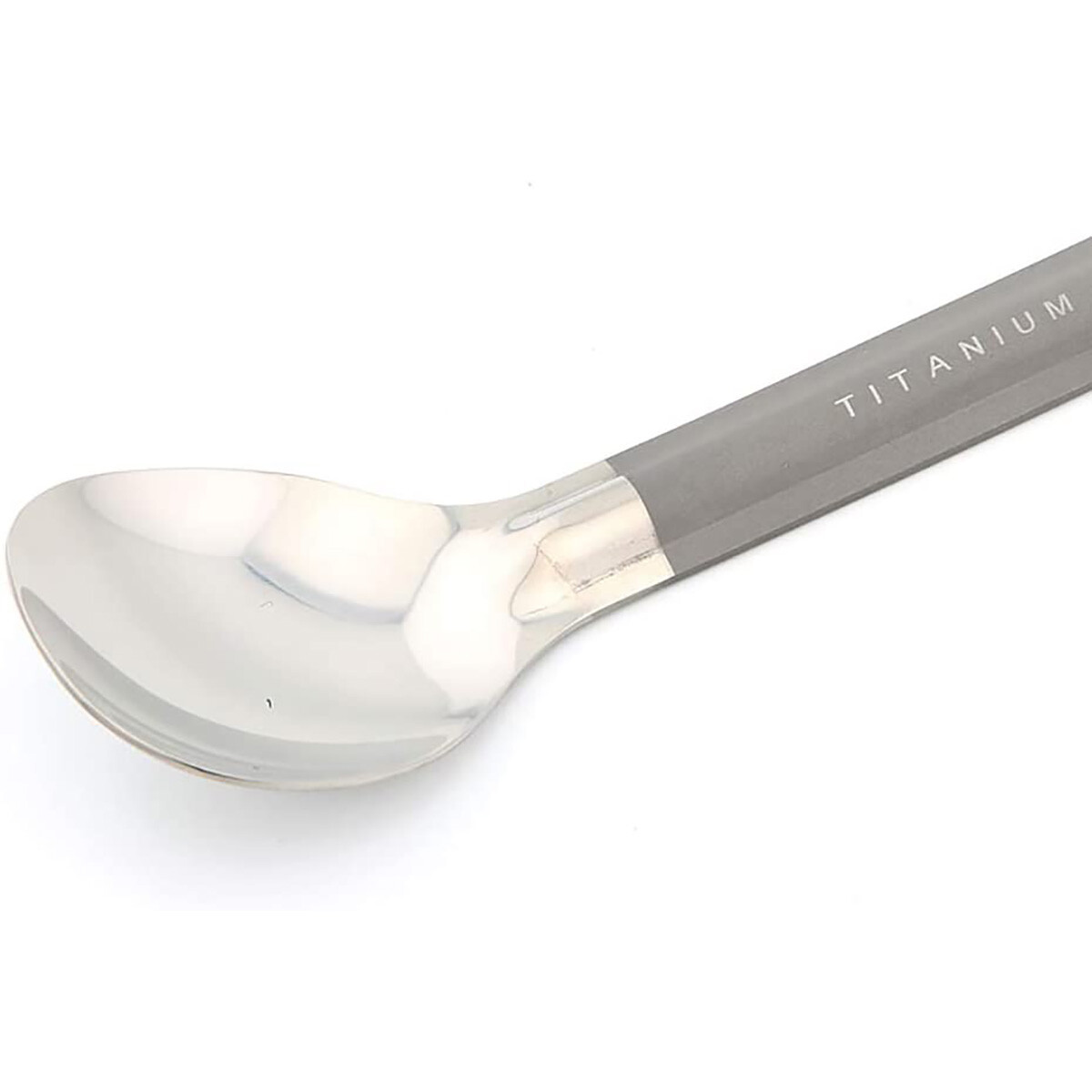 TOAKS Titanium Long Handled Spoon with Polished Bowl SLV-11 - Outdoor Camping