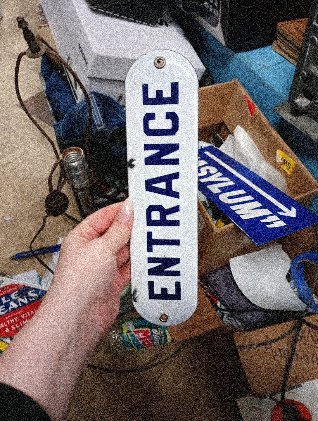 Porcelain Entrance Sign