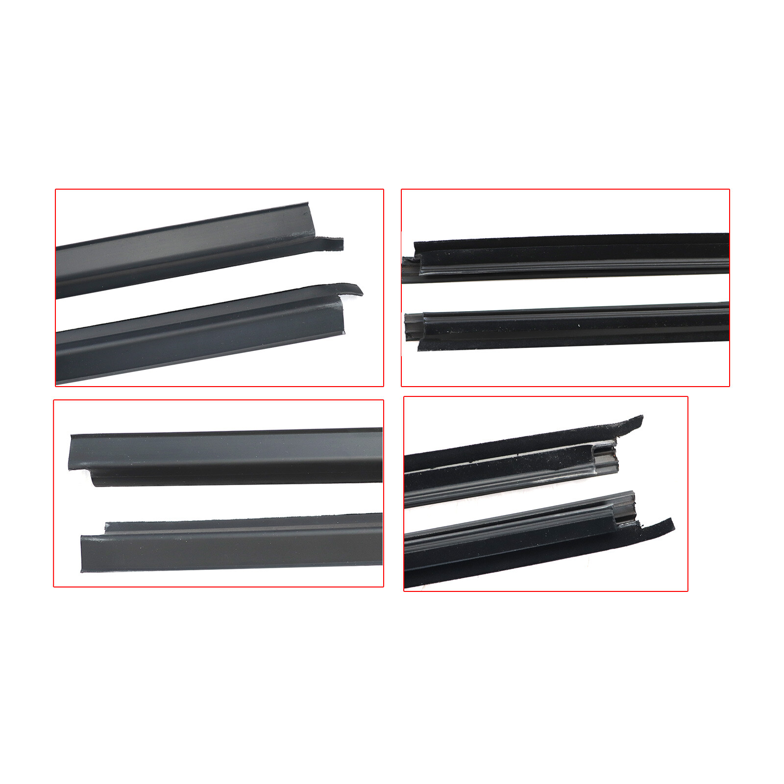Outer Door Weather Window Rubber Seal Belt For Nissan Pickup D21 Hardbody 86-94