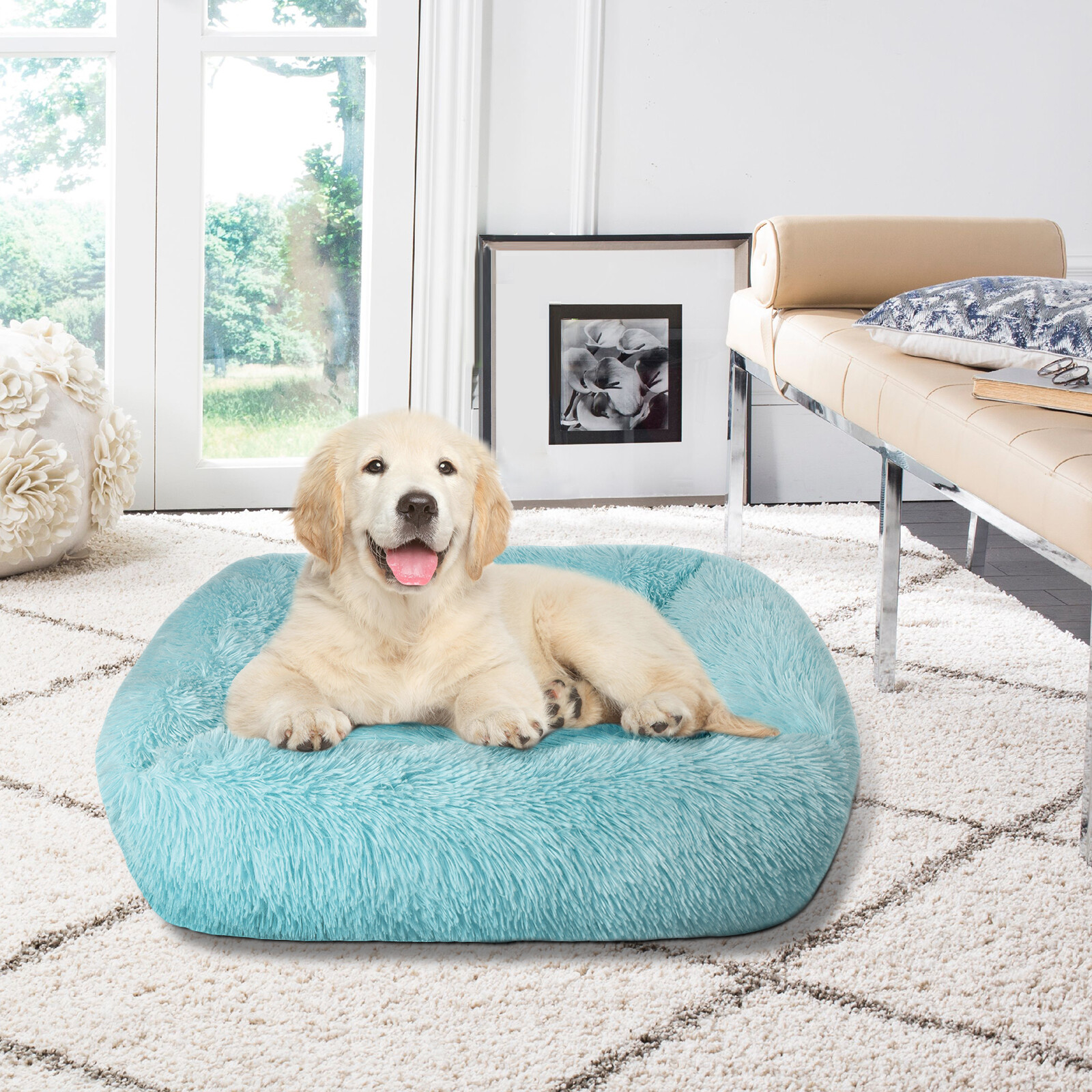 Soft Plush Orthopedic Pet Bed Slepping Mat Cushion for Small Large Dog Cat