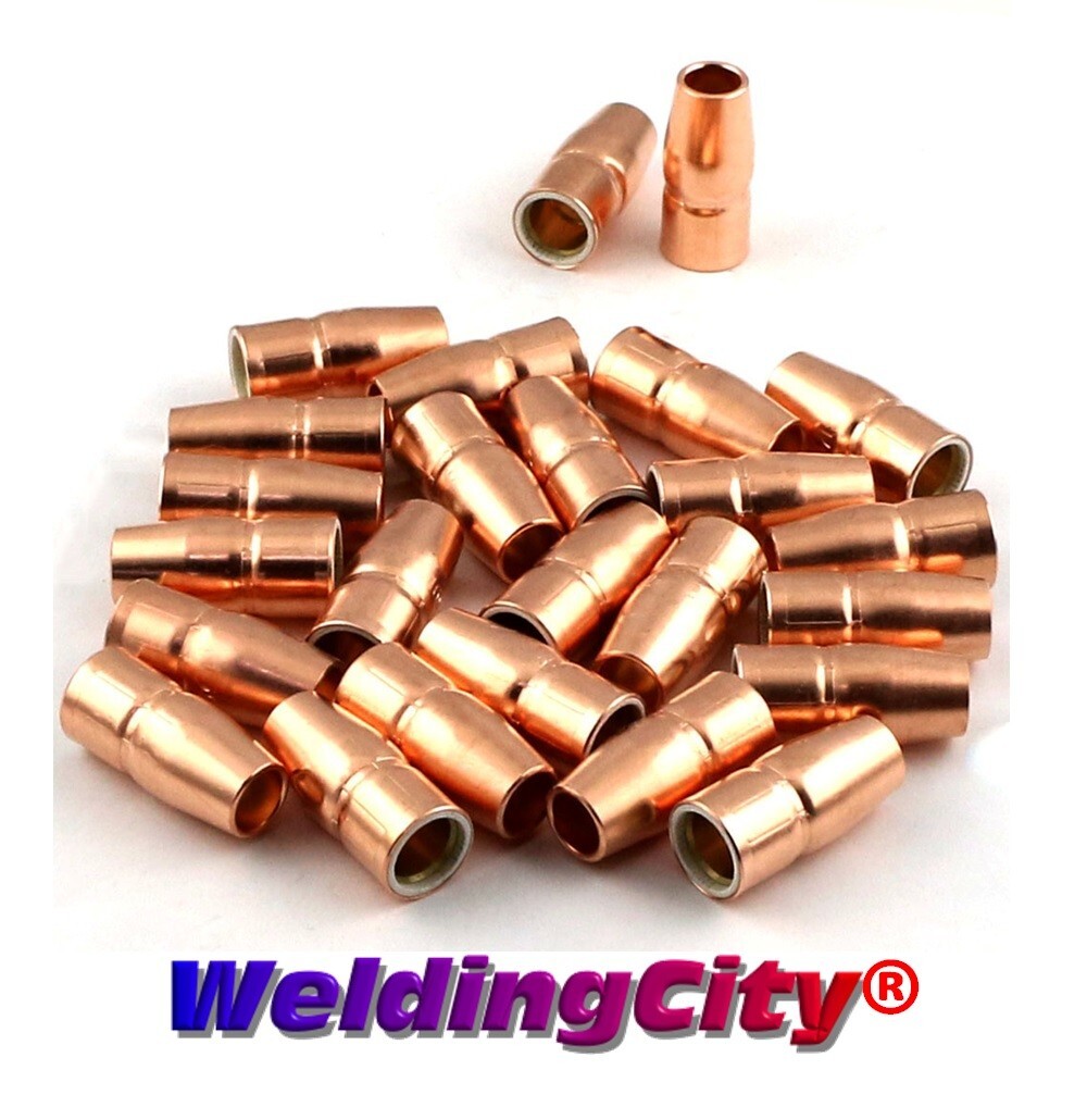 WeldingCity® 25pk MIG Welding Gun Nozzle 169715 1/2" for Miller M-10/M-15 Hobart