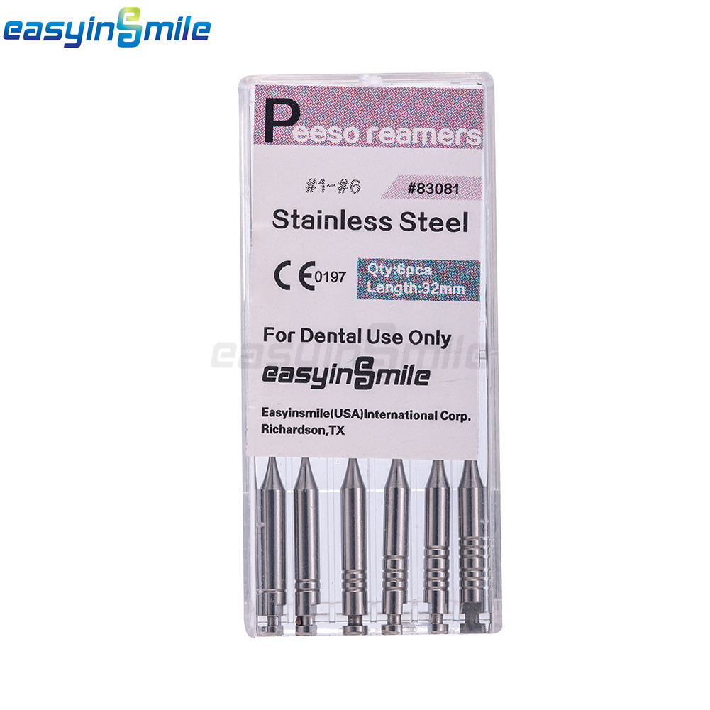 10pack Dental Endo Pesso Reamers/Glidden Gates Drill Spiral Burs Root Canal #1-6