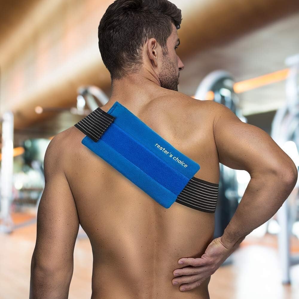 Soft Gel Ice Packs for Injuries Reusable with Extra Comfy Adjustable Cold Pack