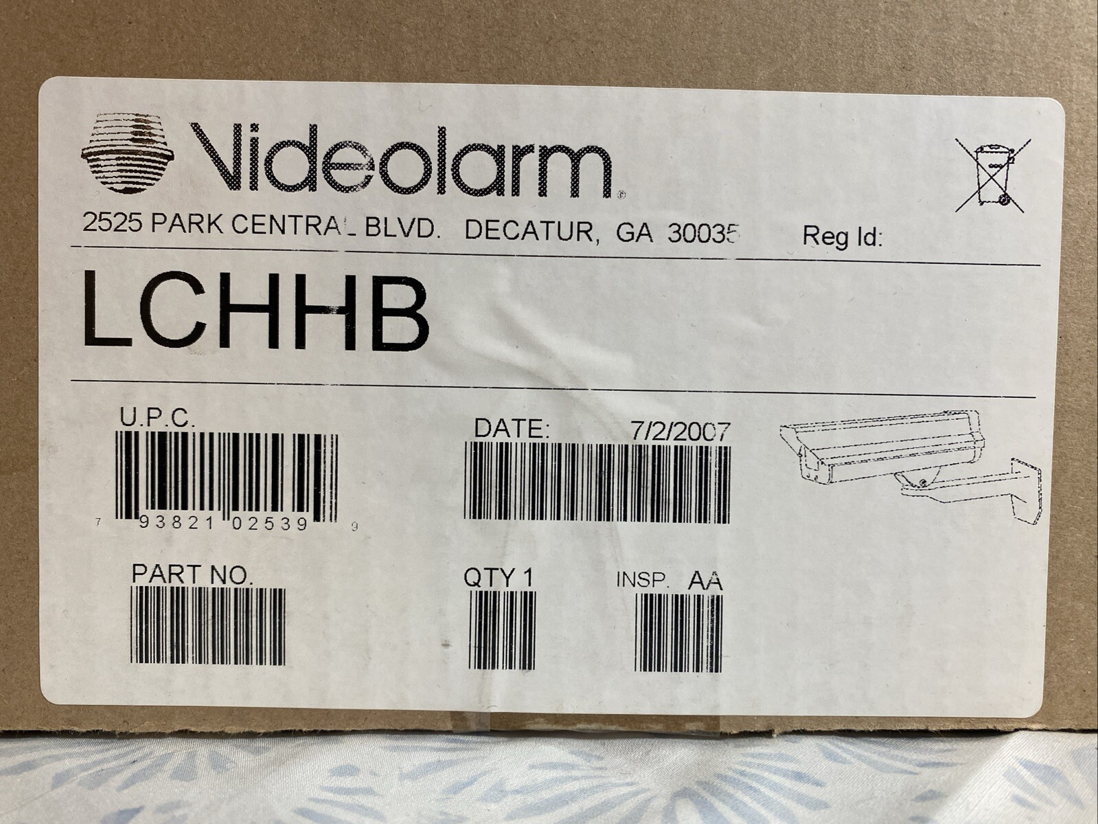 Videolarm LCHHB Outdoor Housing w/ Heater Blower and LCHHB Wall Mount Brand New