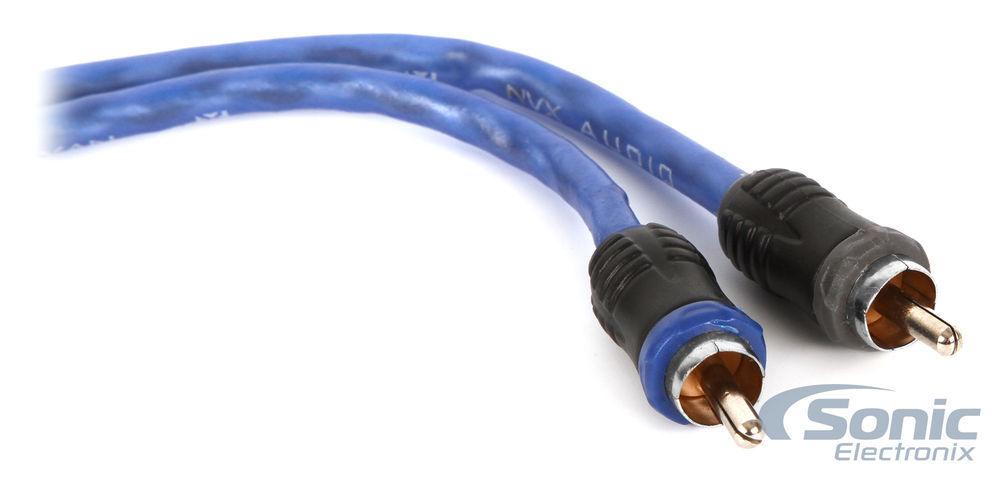 NVX XIV2F 2-Pack of 1 Male to 2 Female Y-Adapter RCA Audio Interconnect Cables