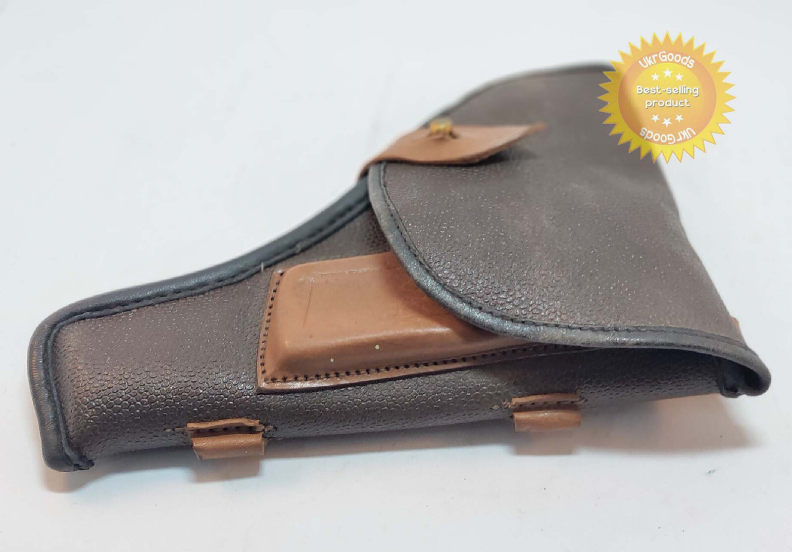 TT Gun Tokarev Holster 1950 year Original USSR Soviet Army Leather Tarpaulin