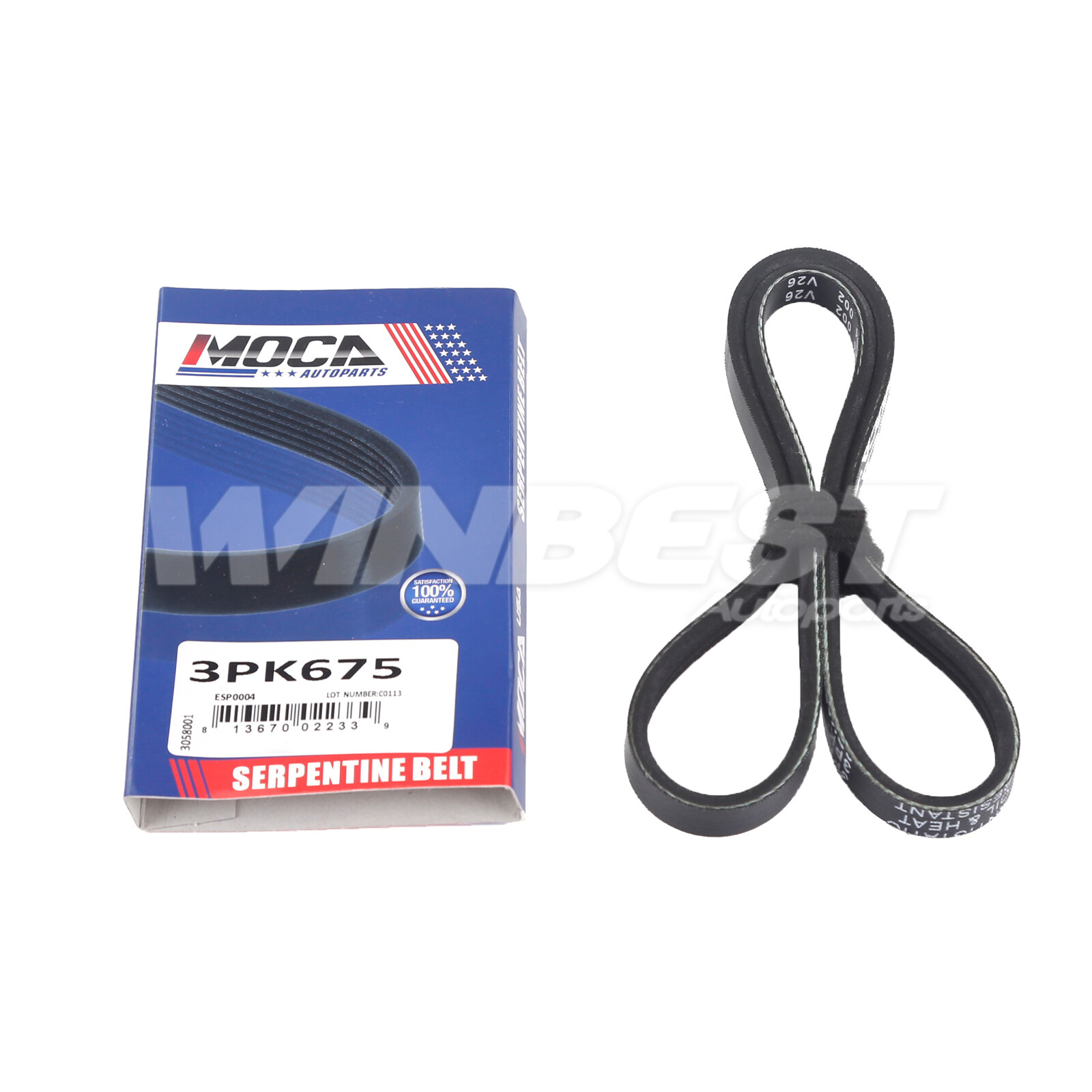 3x Serpentine Belt Water Pump Timing Belt Kit Fit 06-10 Kia Spectra Hyundai 2.0L