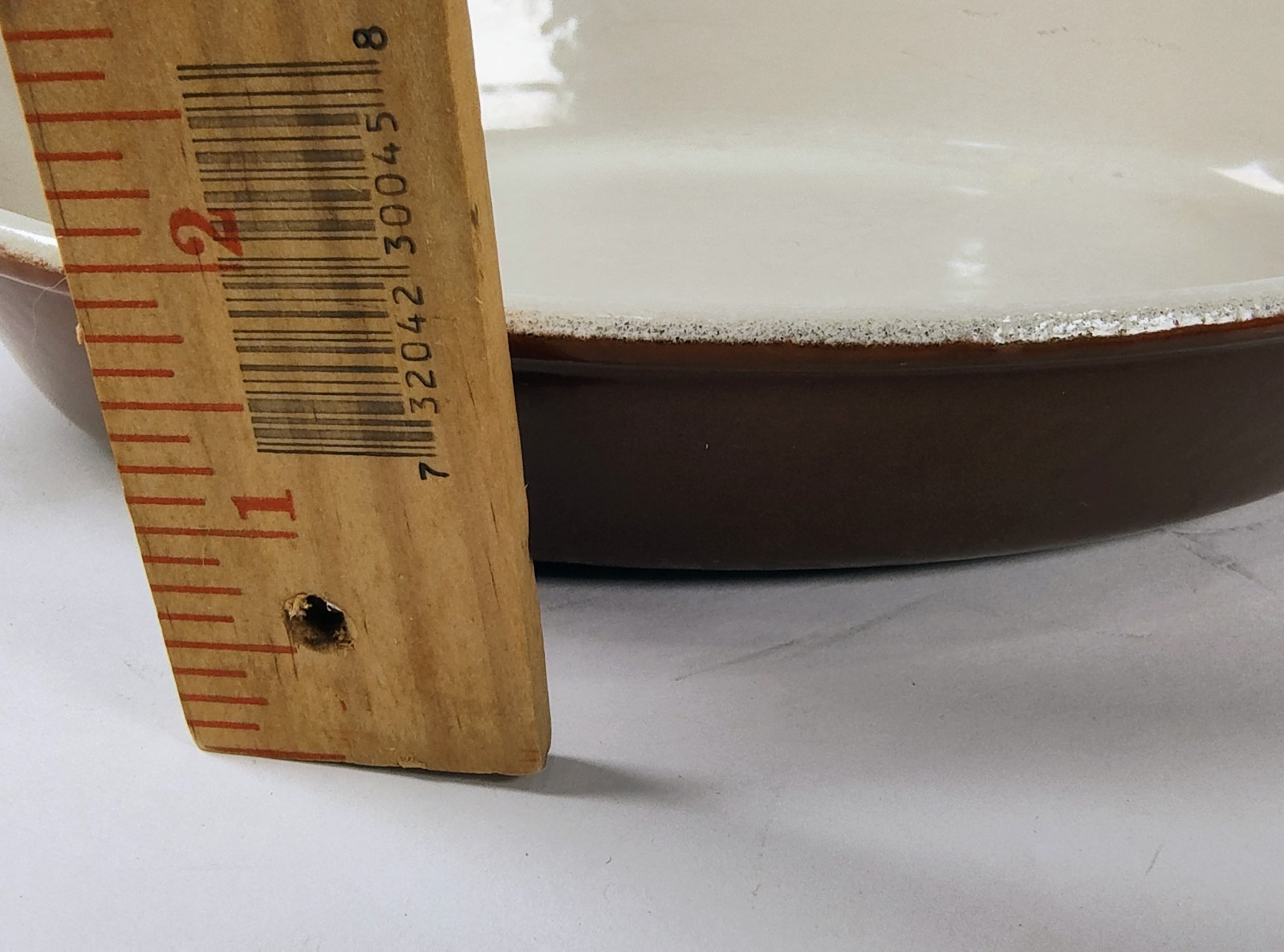 Vintage COUSANCES/Le Creuset #24 Brown Oval Au Gratin Pan Enamelled Cast Iron