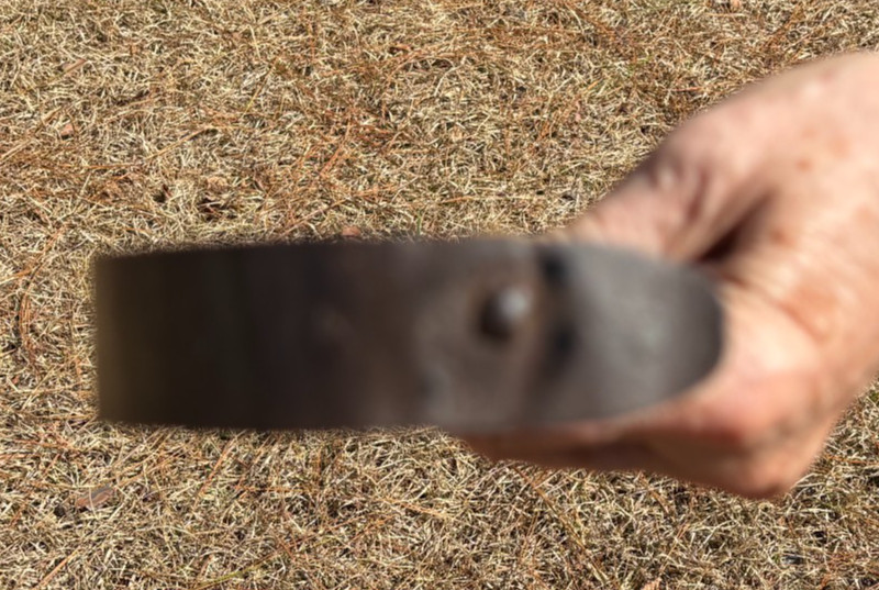 Civil War Confederate D-Guard Bowie Knife, Used Antique