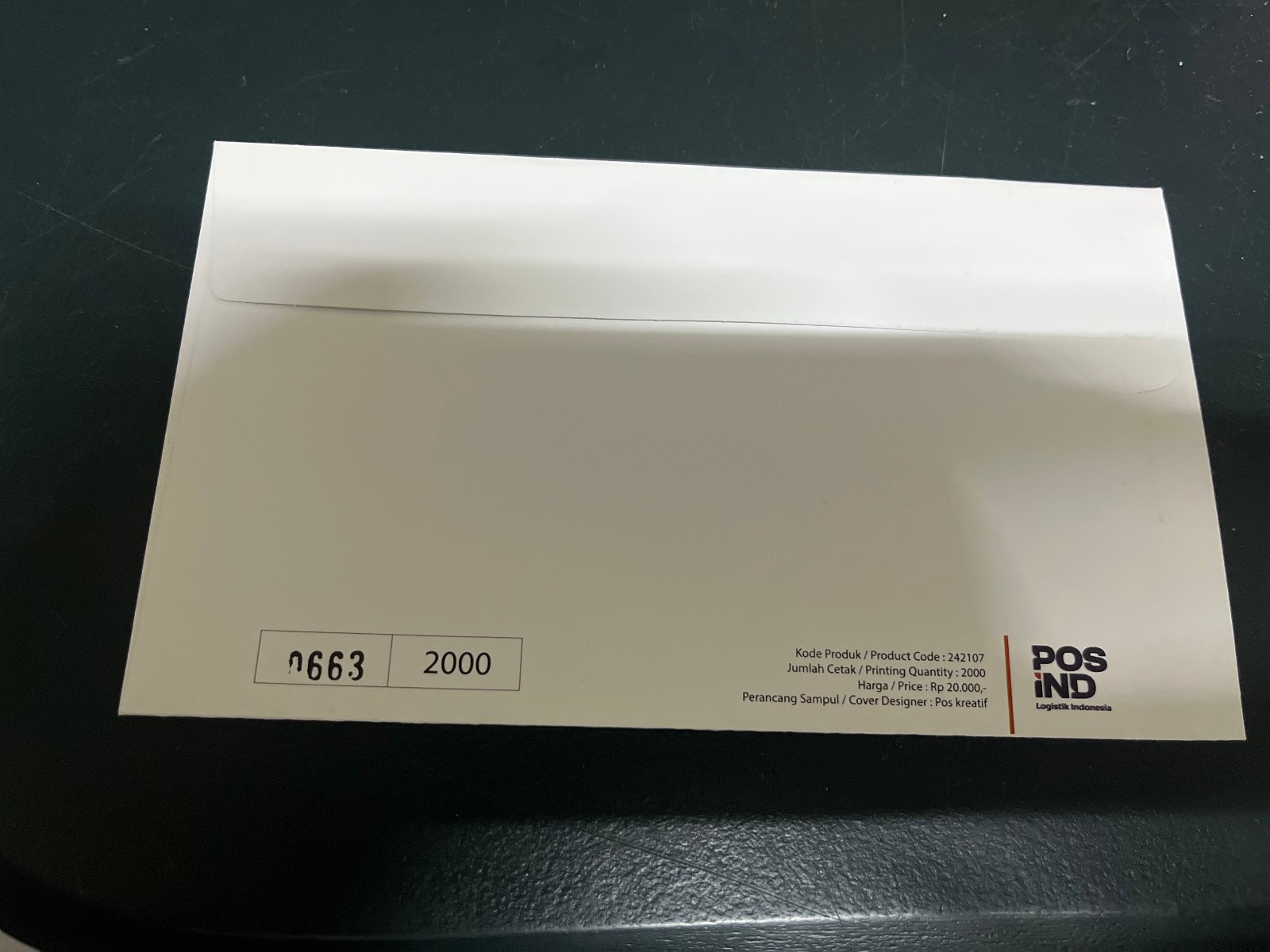 (1949) 21-12-2025 - Indonesia Pope Francis visit 2024 FDC (663 of 2000)