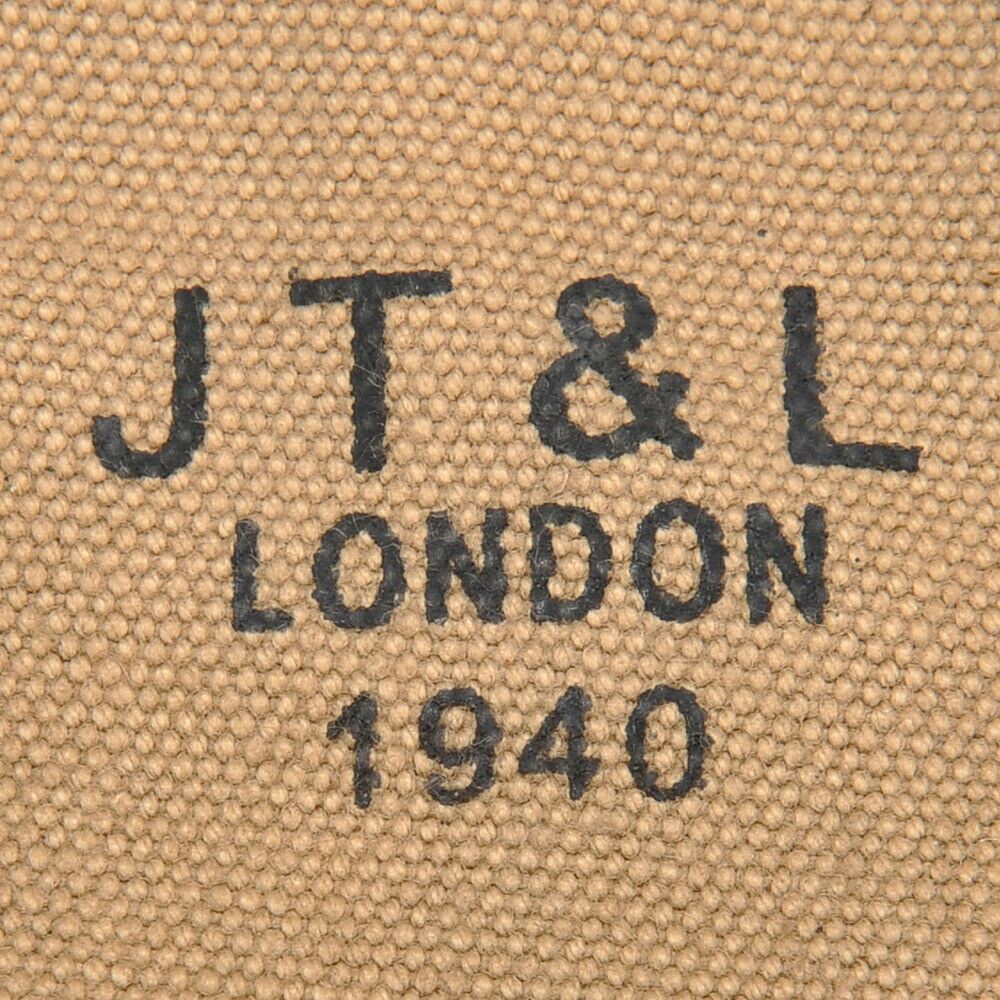British Webley .38 / .455 Canvas Holster marked JT&L London 1940