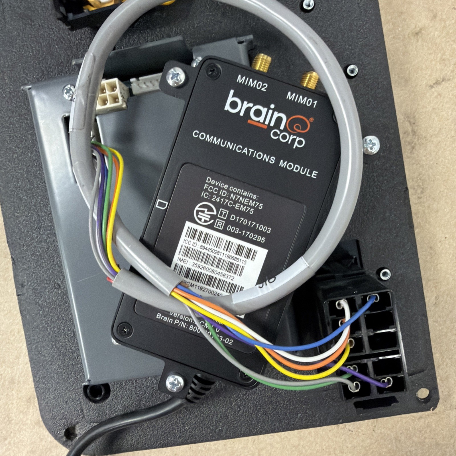 Tennant T7 AMR Panel Membrane Assembly 9018596