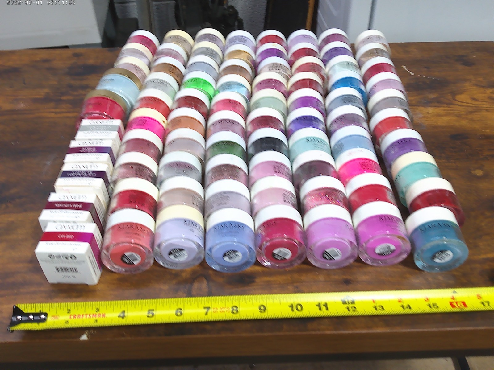 Kiara Sky dip powder HUGE LOT!!HUGE SALE!!70PC-BUY NOW!! $250.00 USED BEST PRICE