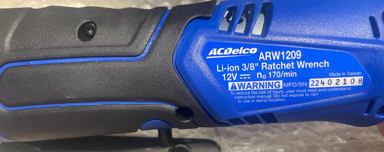 NEW ACDelco G12 Cordless Ratchet Wrench Combo Tool Kit | TWO Battery Kit