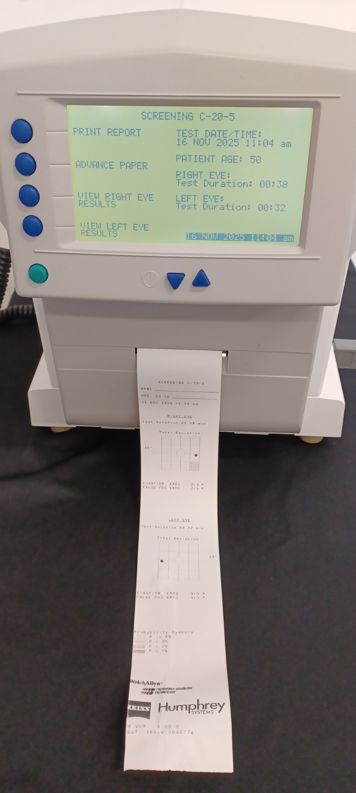 ZEISS Humphrey FDT 710 Visual Field. Optometrist, Optometry, Ophthalmic USED