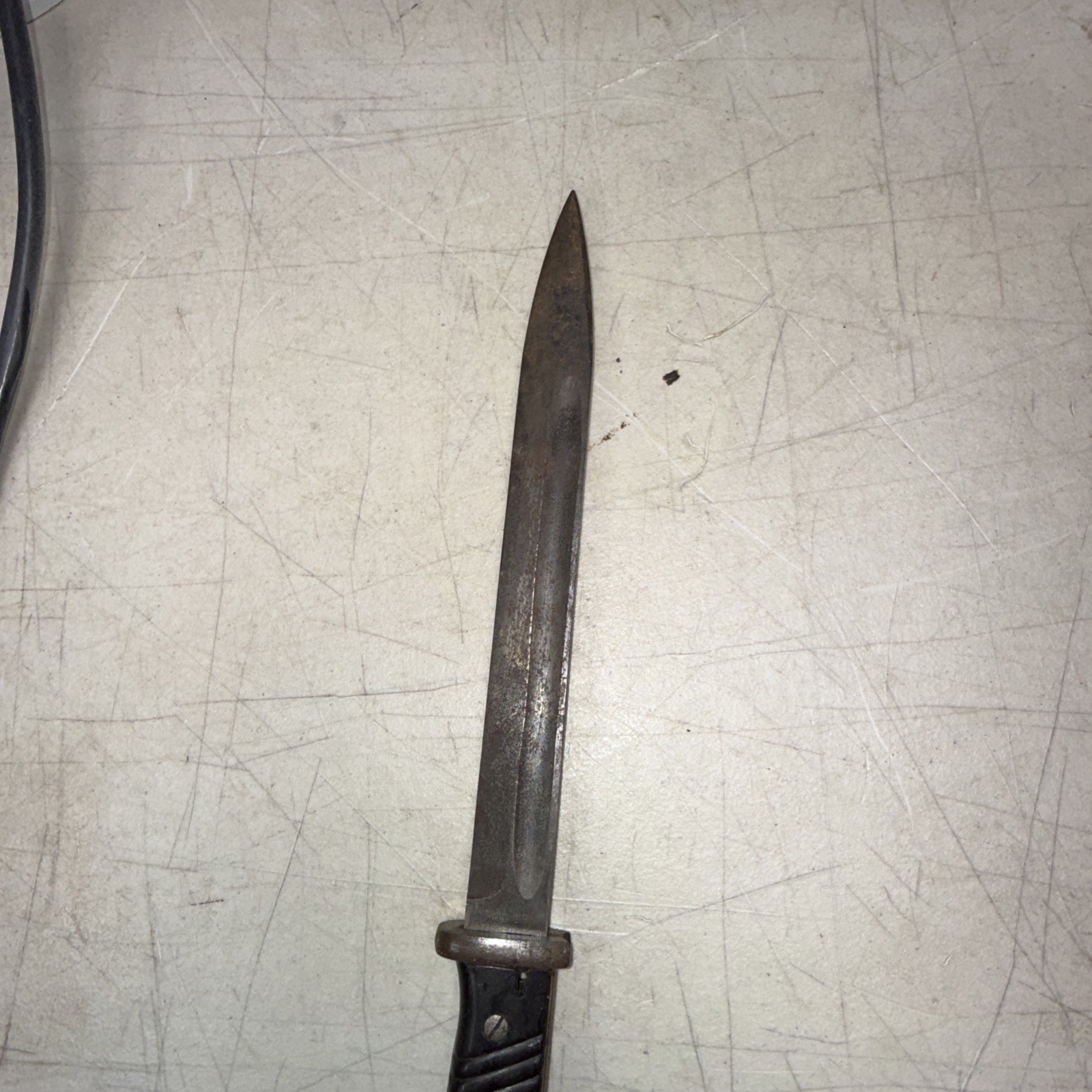 German WW2 K98 Bayonet Carl Eickhorn Mfg 1942 cof Bakelite Grips