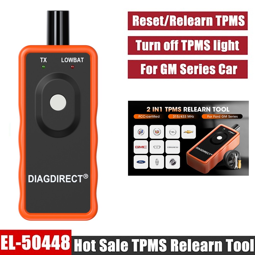 EL-50448 TPMS Relearn Reset Tool for GM Tire Sensor Programming Activation Tool