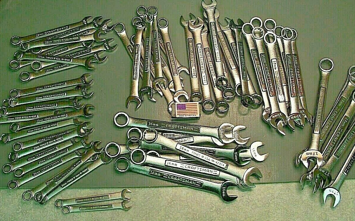 1 Craftsman Metric Combination 12 pt Wrench USA 8mm - 17mm Series VA  NOS U-PICK