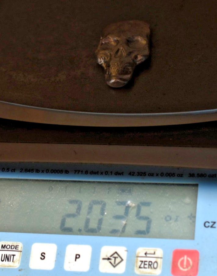 2oz .999 Fine Silver Hand-Poured Skull Ingot - Unique Collectible