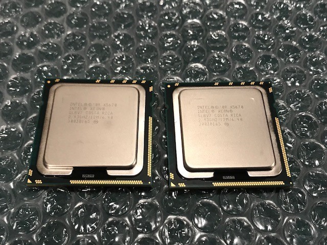 Intel SLBV7 X5670 2.93 GHz processors ***Matched Pair***