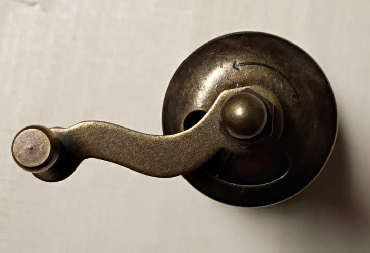 4.3'' Turkish Style Pepper Mill Grinder Salt Spice Seed Old Brass Color