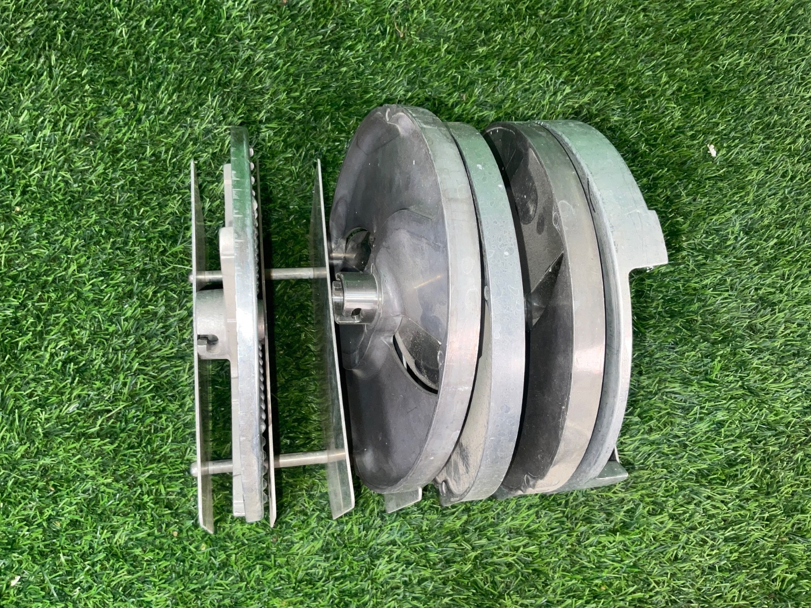 Mannhart Blade Dice Slicer Lot of 5 W Tray Genuine OEM Replacement Part 1995 2A