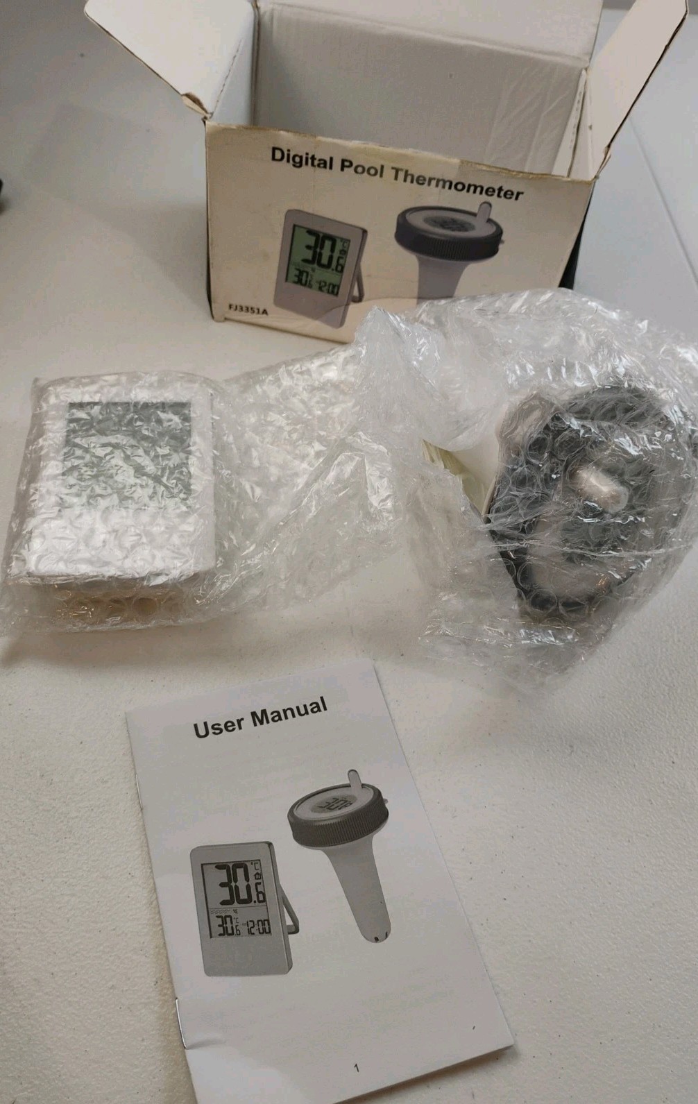 FJ3351A Digital Floating Pool Water Thermometer for Swimming Pool