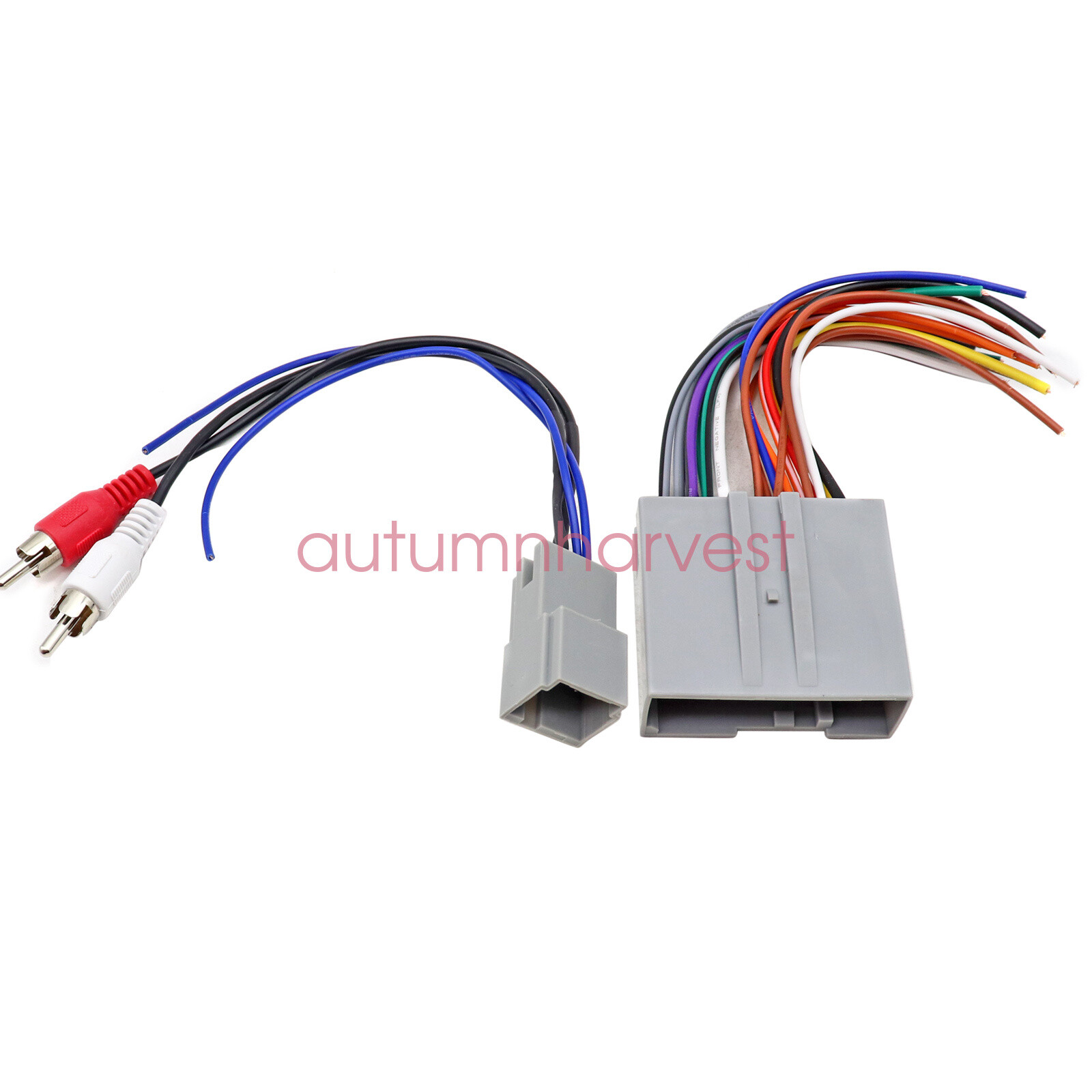 Car Stereo Radio Wiring Harness Adapter Plug For 2004-2008 Ford F-150 Mustang