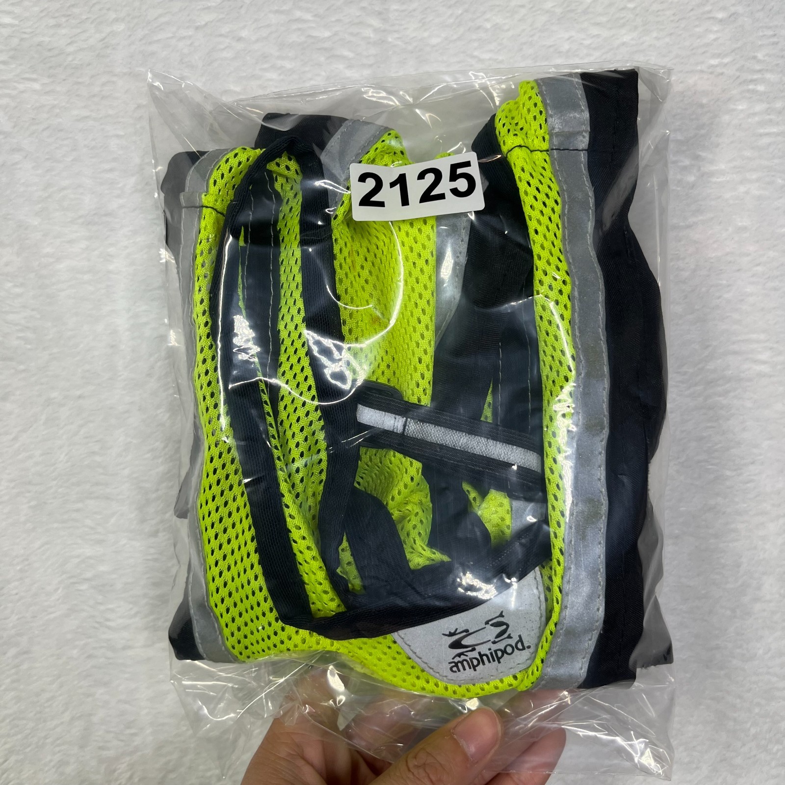 Amphipod Xinglet Reflective Running Vest Mens Green Minimalist Harness Cyclists