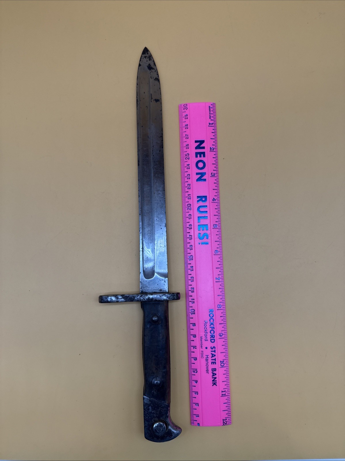 VINTAGE WEYERSBURG KIRSCHBAUM CO SOLINGEN BAYONET No SCABBARD