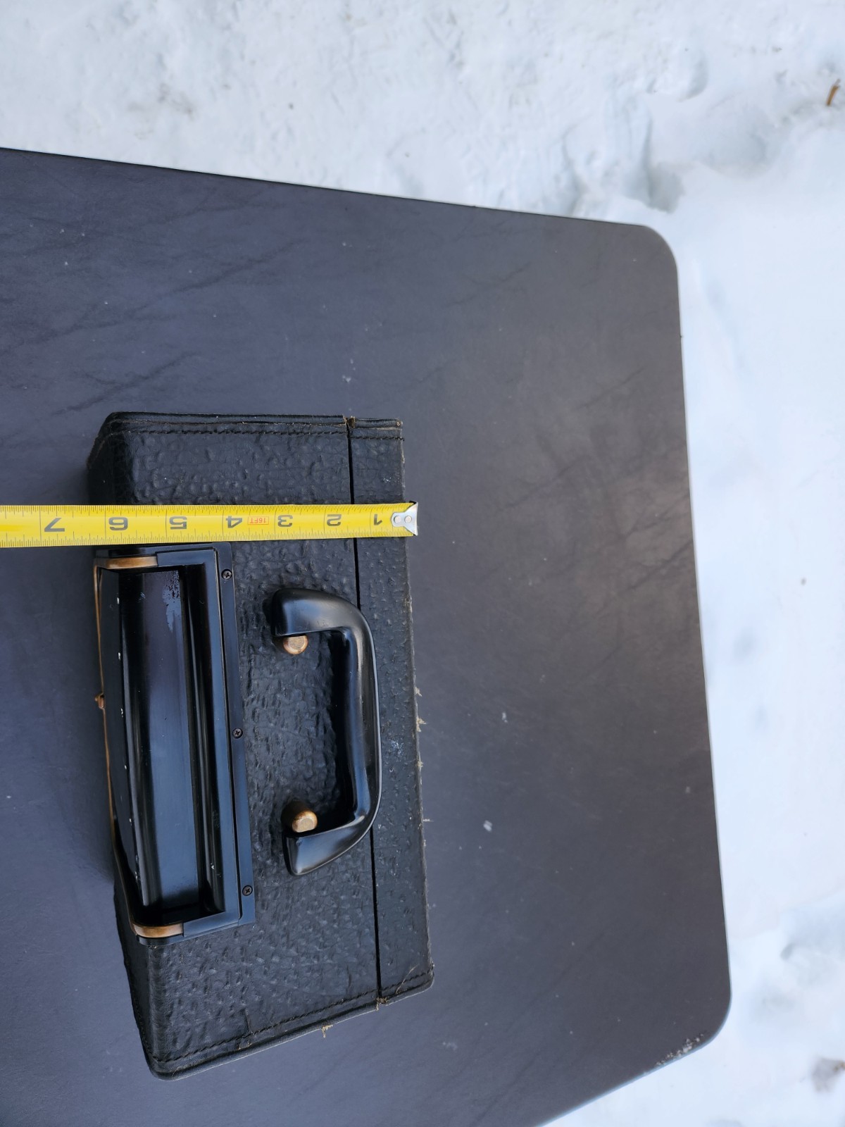 Mid-Century ZEINTH Portable RADIO ~ Model G503 ~ Black ~ 1950