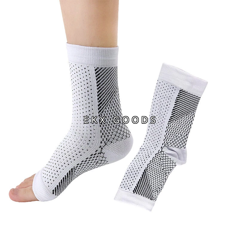 Foot Plantar Fasciitis Arch Support Compression Socks Ankle Heel Brace Sports