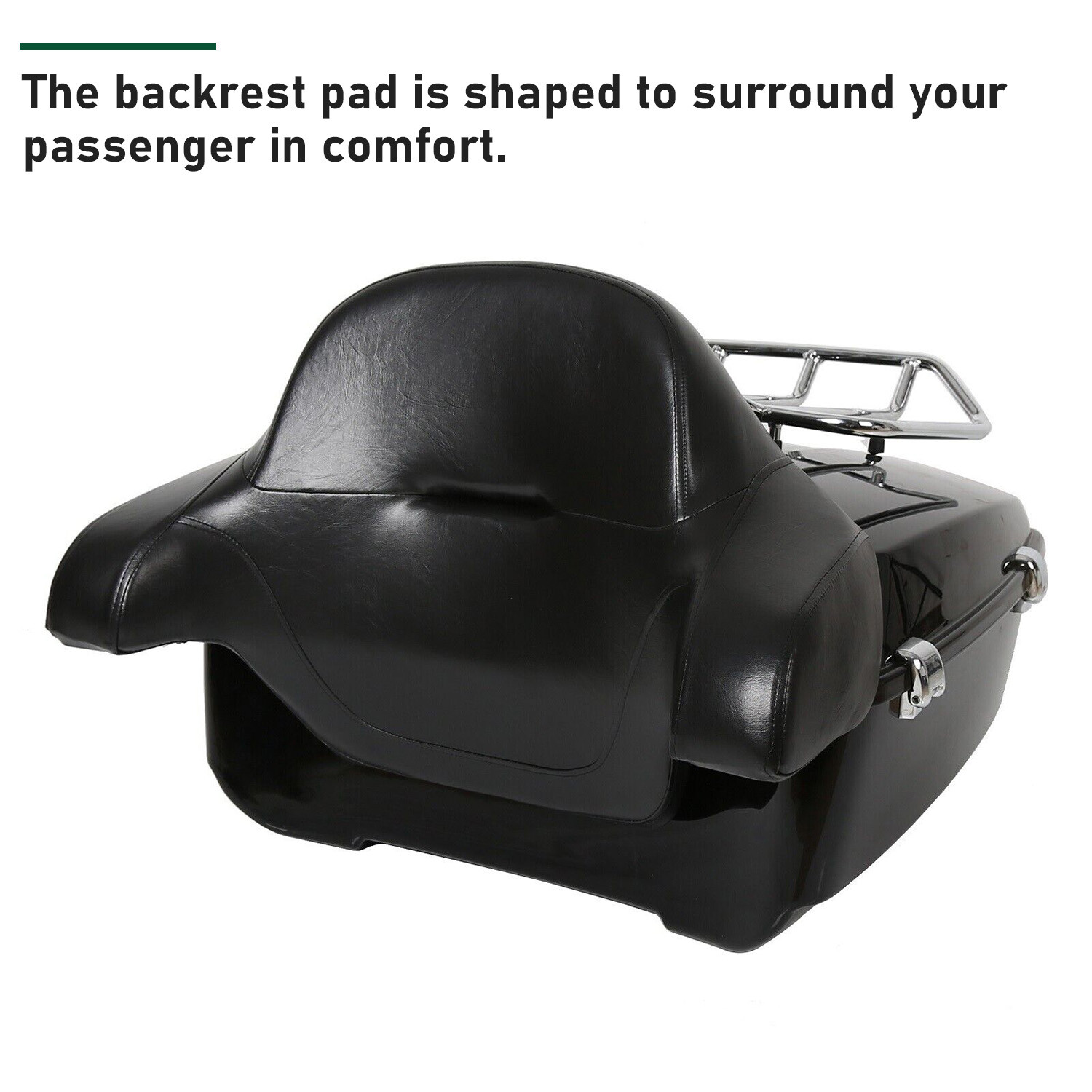 King Tour Pack Pak Trunk Backrest Mount Rack For Harley Davidson Road Glide 14+