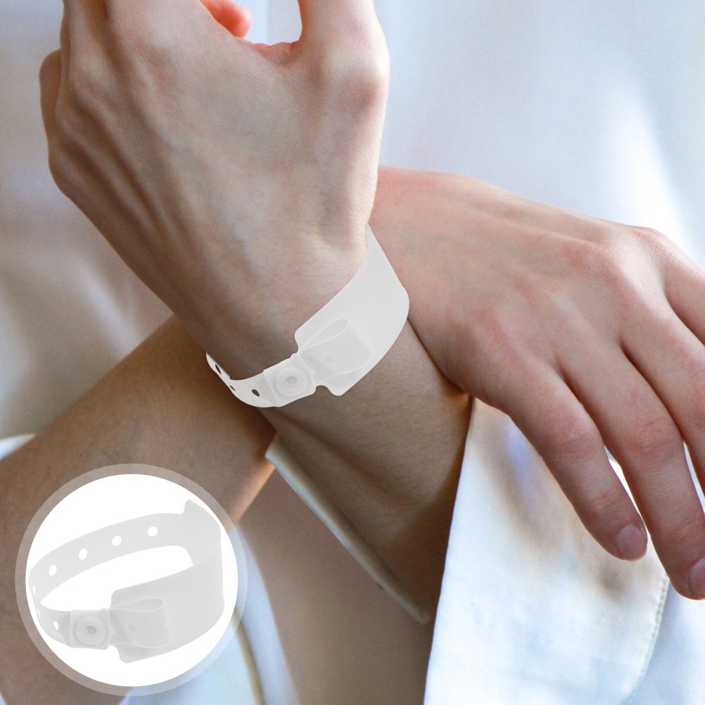 200 Pcs Medical Wristband Hospital Bracelets Wristbands Id for Adults