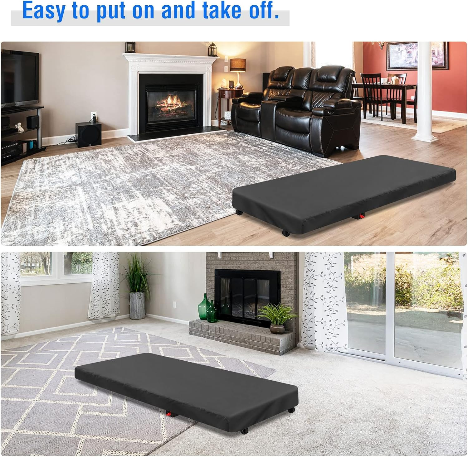 Under Desk Treadmill Cover, Dust-Proof Walking Pad Cover, Waterproof Protective