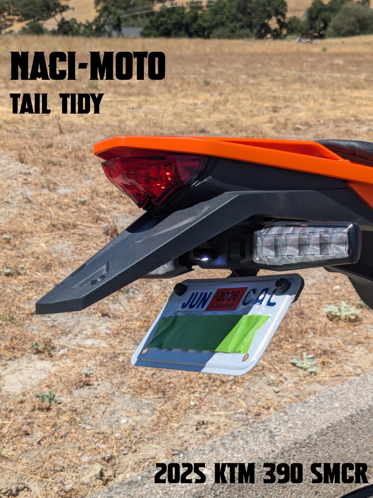 Naci-Moto 2025 KTM 390 V1 SMC R Tail Tidy