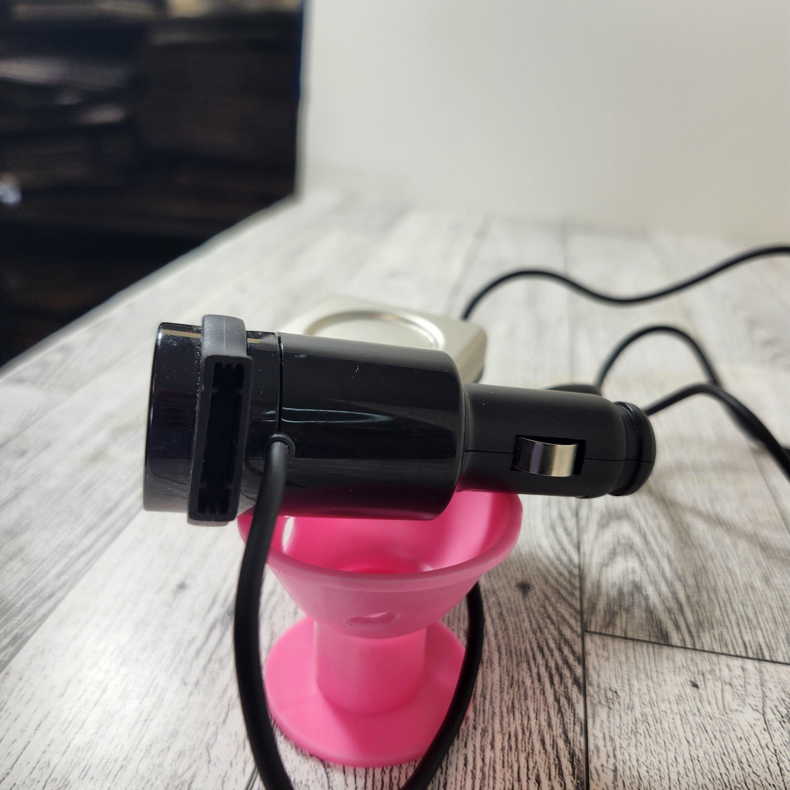 Microsoft Zune Car Pack FM Transmitter Charger Dock Black 30-Pin AUX Adapter