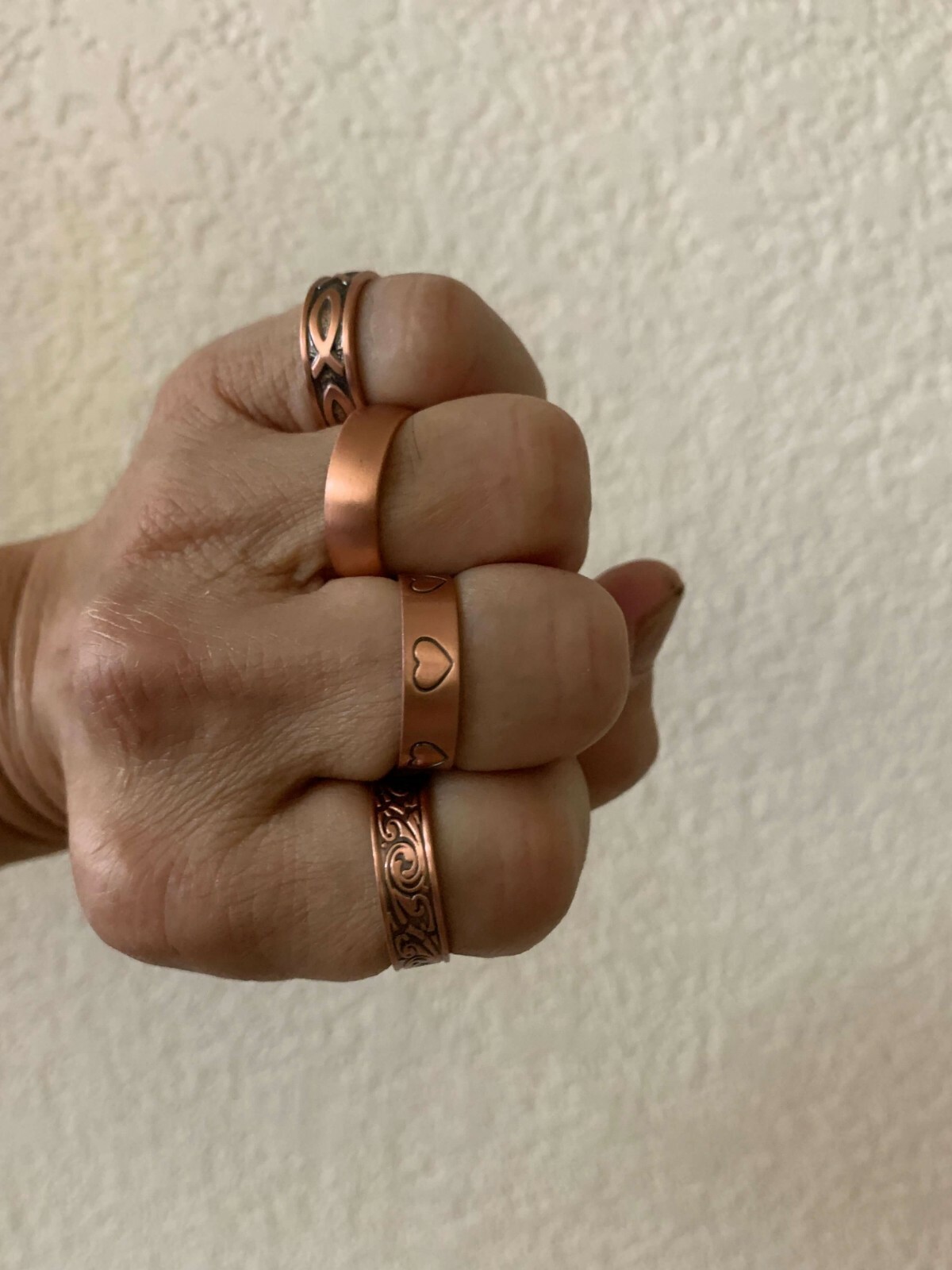 Elegant Pure Copper Ring Arthritis Pain Relief Joint Pain Max Magnets Men Women