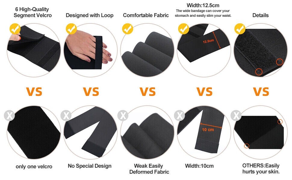 Elastic Waist Trainer Belt Bandage Waist Trainer For Women Fat Wrap Waist Traine